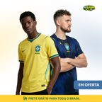 Camiseta da Seleção Brasileira - Copa 2026 [Adulto + Infantil]