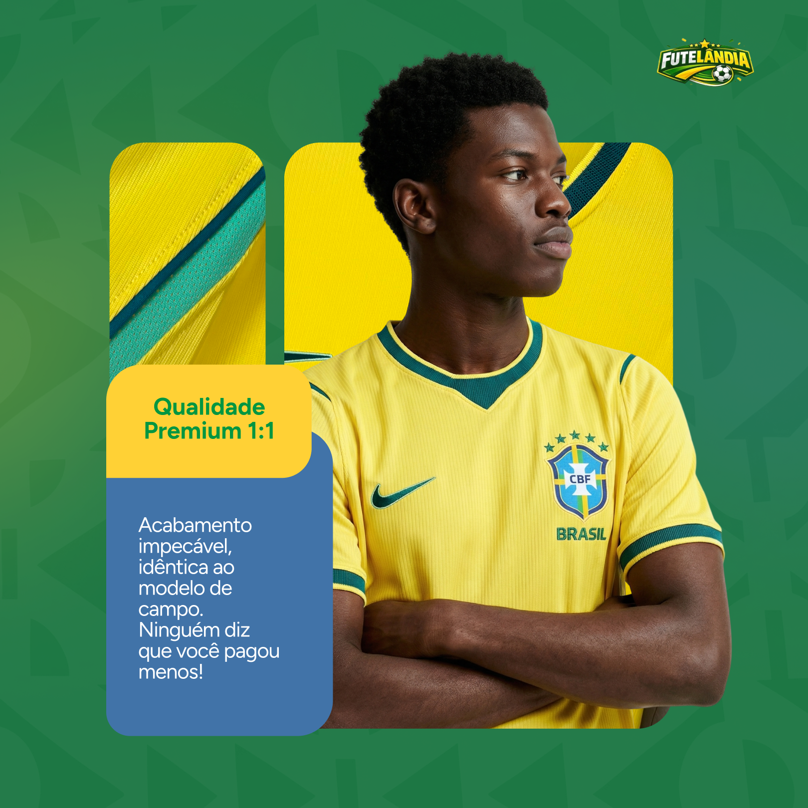 Camiseta Seleção Brasileira - Copa 2026 [Promoção Pré-Copa]