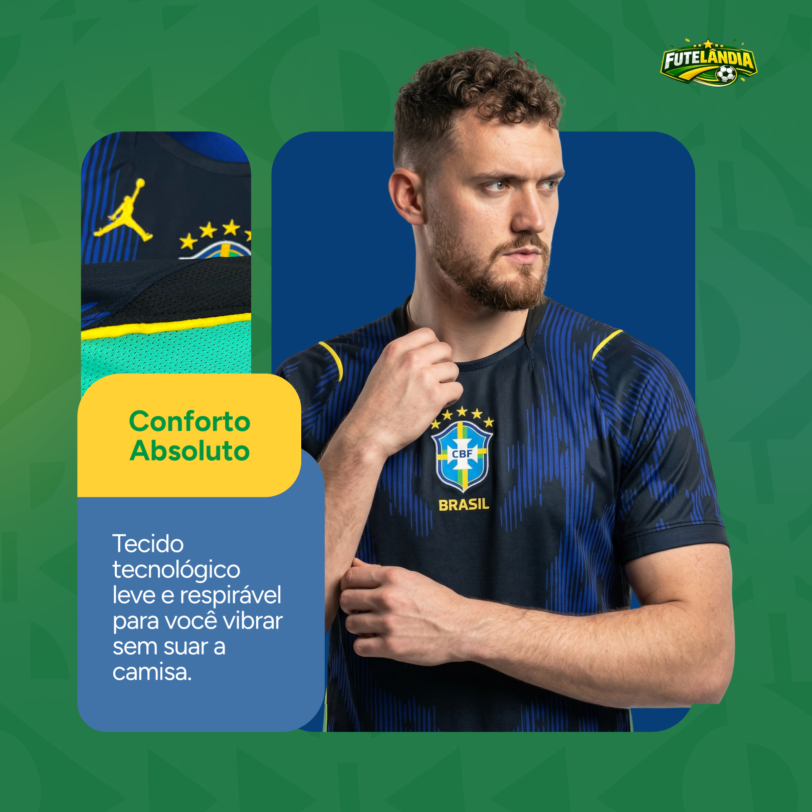 Camiseta Seleção Brasileira - Copa 2026 [Promoção Pré-Copa]