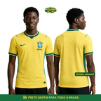 Camiseta da Seleção Brasileira - Copa 2026 [Adulto + Infantil]