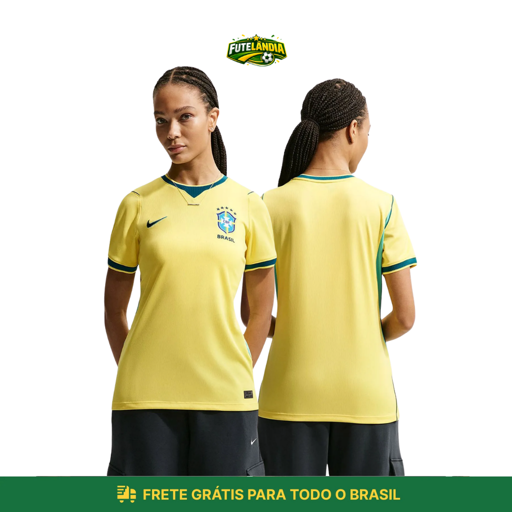 Camiseta da Seleção Brasileira - Copa 2026 [Adulto + Infantil]